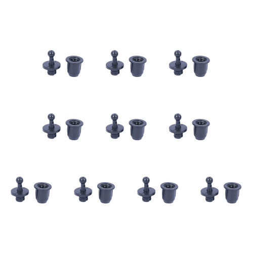 10 stuks professionele luidspreker mesh clip harde plastic-5