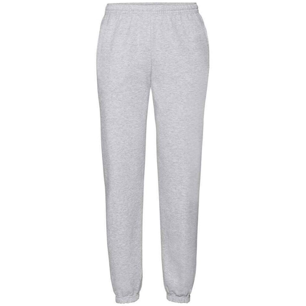 Fruit Of The Loom (M, Heather ) Mens Classic 80/20 Jogging Bottoms Grey