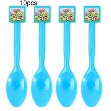 (10pcs-Spoons) Little Bum Baby Theme Birthday Party Supplies Decor Banner Tablecloth Tableware