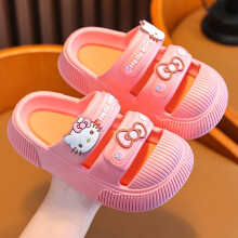 (HelloKitty,36/37=Length 23cm/9.06in)Cartoon Sommer HelloKitty Melody Cinnamoroll Hausschuhe Sandalen Kinder Schuhe Mädchen