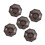 Guitar Effect Footswitch-Neutral Diamondd Gray and black 5 pie 1