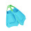 Aileron de natation pour enfants adultes-Code L bleu vert 1