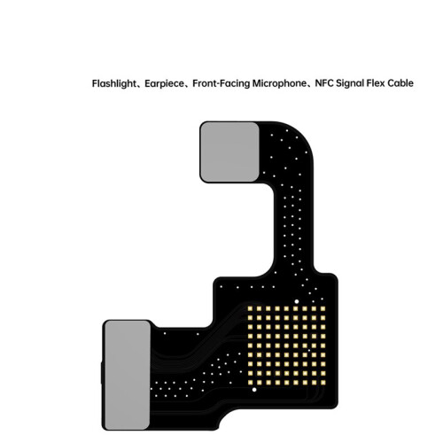 Flashlight Earpiece Front Facing Microphone NFC Signal Flex Cable for  17 P/PM Repair Replacement Parts 17 Pro 2