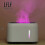 240ml Quiet Aromatherapy Mist Flame Humidifier Essential Oil Diffuser with Flame Night Light Remote 2