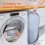 Mesh Laundry Hamper Basket, 3 Compartments Laundry Basket, Foldable  Laundry Hamper with Side Pocket for Laundry Room 5