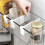 30pcs Refrigerator Storage Divider Clip,Fridge Door Storage Partition Expandable Baffle Dividers Kitchen Organizer 3