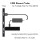 USB-Stromkabel für Amazon Fire TV Sticks 4K (Macht Netzteil Überflüssig) mit Micro-USB-Typ-C-Adapter 3