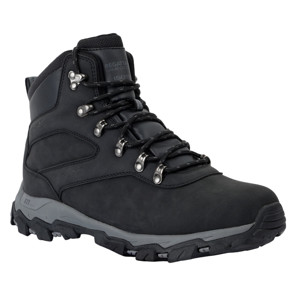 Regatta (9.5 Uk, ) Mens Holcombe Classic Walking Boots Black