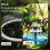 1pc Solar-Powered 3-Layer Hanging Bird Bath Fountain with Glass Bowl 4