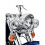 Halogen-Frontscheinwerfer/Nebelscheinwerfer für  Touring Road King Electra Street Glide Chopper 5