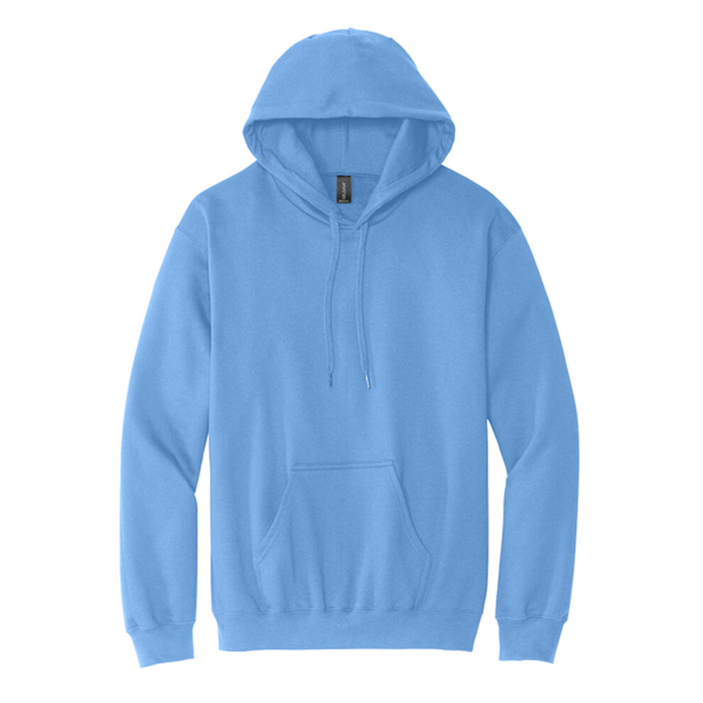 Gildan (M, Carolina ) Mens Midweight Soft Touch Hoodie Blue