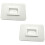 Non Slip Campers Awning Feet Designed for Maximumly-White 1
