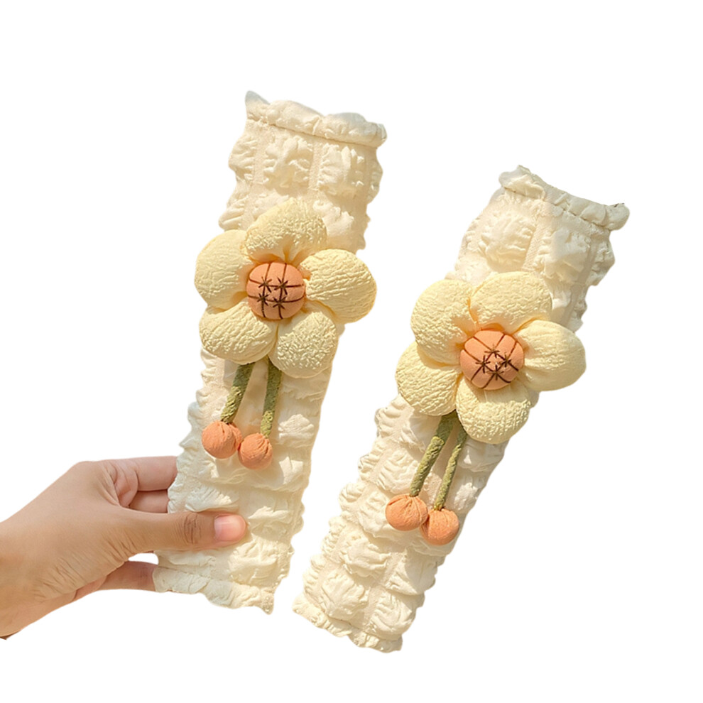 2 Pieces Sunflower Themed Vehicle Seat Belt Pads-Type 1 7704001280753