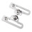 Extension de support de frein de vélo, support-Argent 1