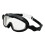 Large Frame Swim Goggles Clear Views Swim Glasses-Black 1