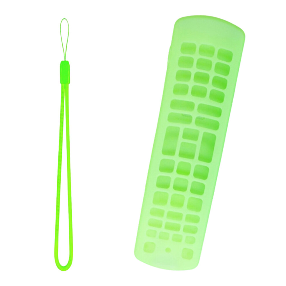 Flexible Silicone Case For Jio Fiber Remote- Light/Green 7704001281118