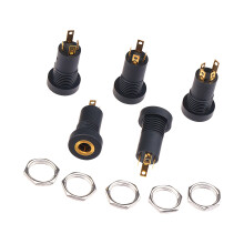 Pakket van 5 3,5 mm muziekvideo-aansluitingen 3-pins/4-pins-2