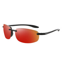 Polarized Fishing Sunglasses Men Scratch-Red film coating