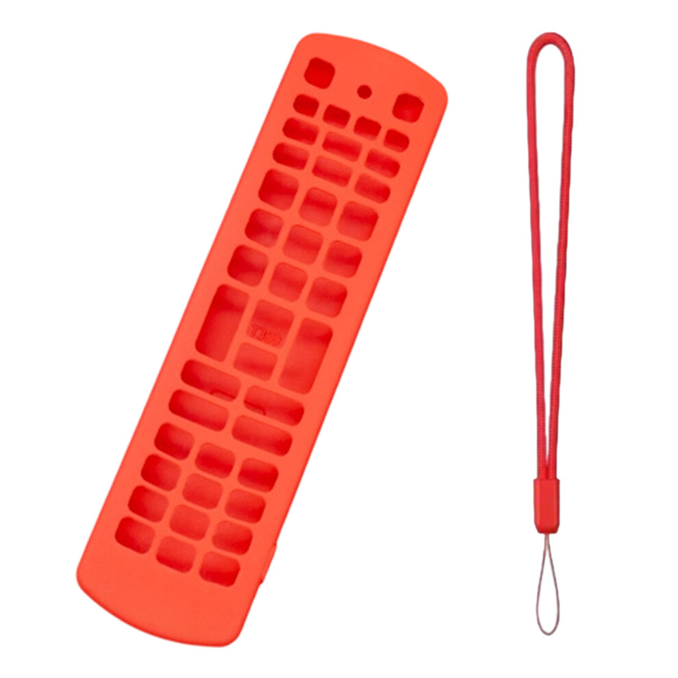 Flexible Remote Control Protector Case Cover For Jio Fiber- Red 7704001281286