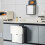 Stainless Steel Induction Hanging Garbage Bin for Kitchen, Odorless and Design 3