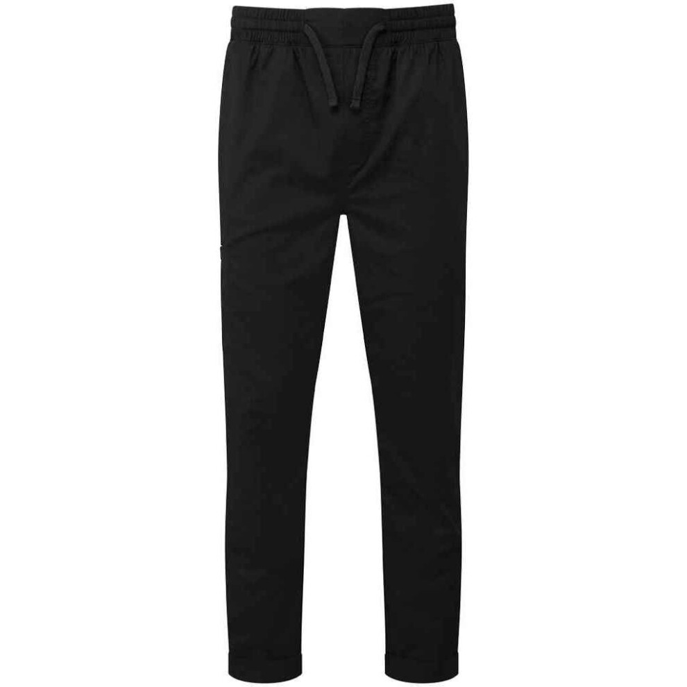 Premier (Xxl, Black) Unisex Adult Recyclight Chef Cargo Trousers