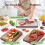 Stainless Steel & Wood Cutting Board - Dual-Sided, Scratch for Kitchen 6