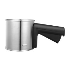 Flour Sifter for Baking,Strainer Sifter Stainless Steel,Hand Crank Squeeze Sieve for Baking Flour Powdered Sugar Cake