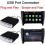 USB External Car Universal CD Player, Portable CD Player for Car Android Navigation/TV/Desktops with Plug and 2