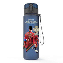 560ML Sports Water Bottle, Leakproof One-Key Open PC Water Bottle for Gym