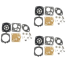 3pcs Carburetor Diaphragm Rebuild Repair Kit for 266 268 272 281 288 272XP 61 162 Chainsaw Tillotson RK-23HS
