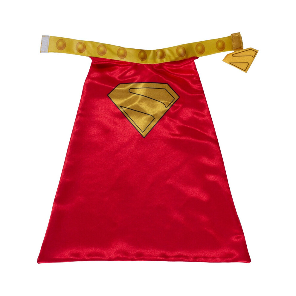 Superman (S, Red/Gold) Krypto Dog Costume Gold