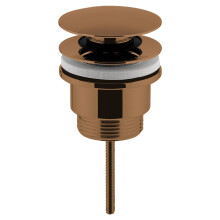 Universal Push Button Basin Waste - Brushed Bronze