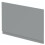 Balterley 800mm End Bath Panel  Matt Grey 1