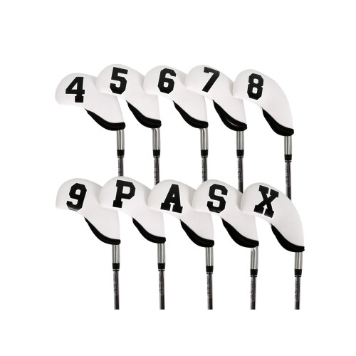Playfulness Polyester Numbered Shape Golf Club Cover Soft-1