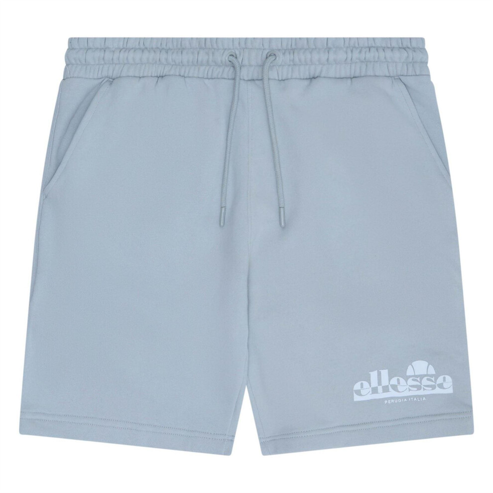 Ellesse (M, Light ) Mens Fleece Sweat Shorts Grey
