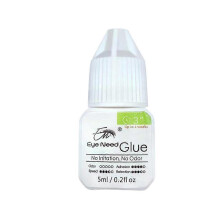 5ml(A)$Personal eyelash extension glue, tasteless and non-irritating, dries in 2-3 seconds, self-grafting, novice practice special eyelashes 5ml