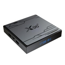 X96 Nex 4K Android 14 TV-Box mit kompatibler Fernbedienung, 4 GB + 32 GB, Amlogic S905Y5 Quad-Core (UK-Spezifikation): Überraschungsgeschenk