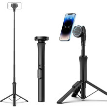 1,5 m langer magnetischer Bluetooth-Selfie-Stick, Selfie-Stick für Mobiltelefone, Stativ, für Outdoor-Verfolgungsaufnahmen, Bildstabilisator, Gimbal