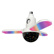 Zscph-001 40W monitoiminen Bluetooth Rgb seitsemänvärinen kolmilehtinen musiikki-tunnelmavalo, koko: L (tähtitaivas): L (tähti) yllätyslahja