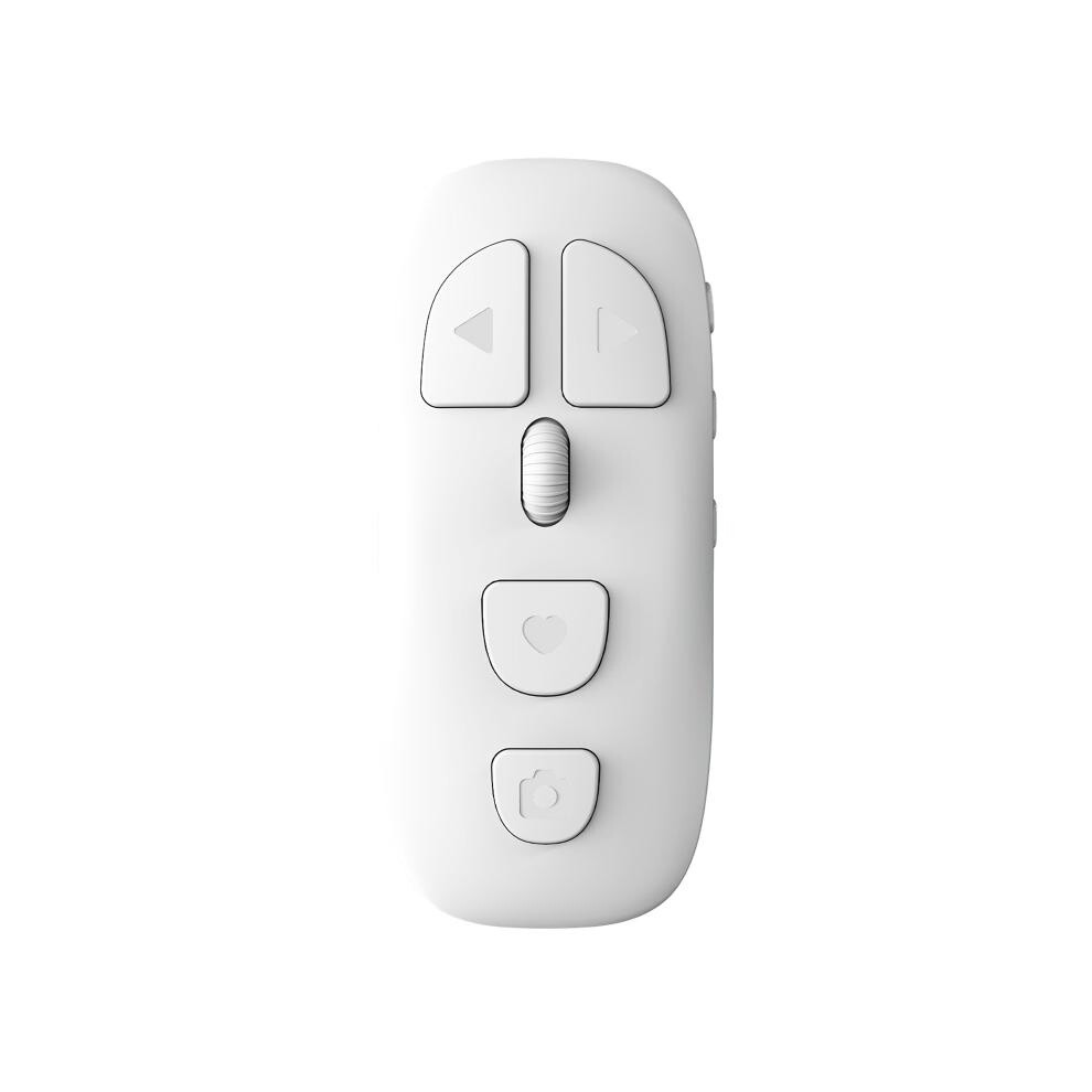 Kr-06 Multifunctional Roller Wireless Compatible Remote Control (White) : Surprise Gift White 9072918018973