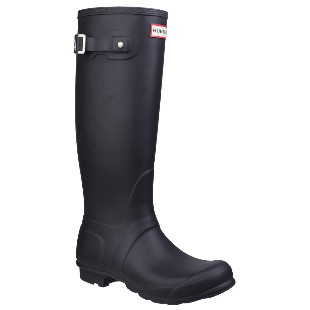Hunter (8 Uk, ) Womens/Ladies Original Tall Wellington Boots Black