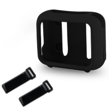 Silicone Protective Case With Strap Compatible Jbl Go 4 Speaker (Black) :Black Surprise Gift