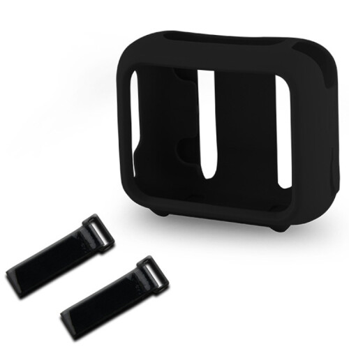 Silicone Protective Case With Strap Compatible Jbl Go 4 Speaker (Black) :Black Surprise Gift