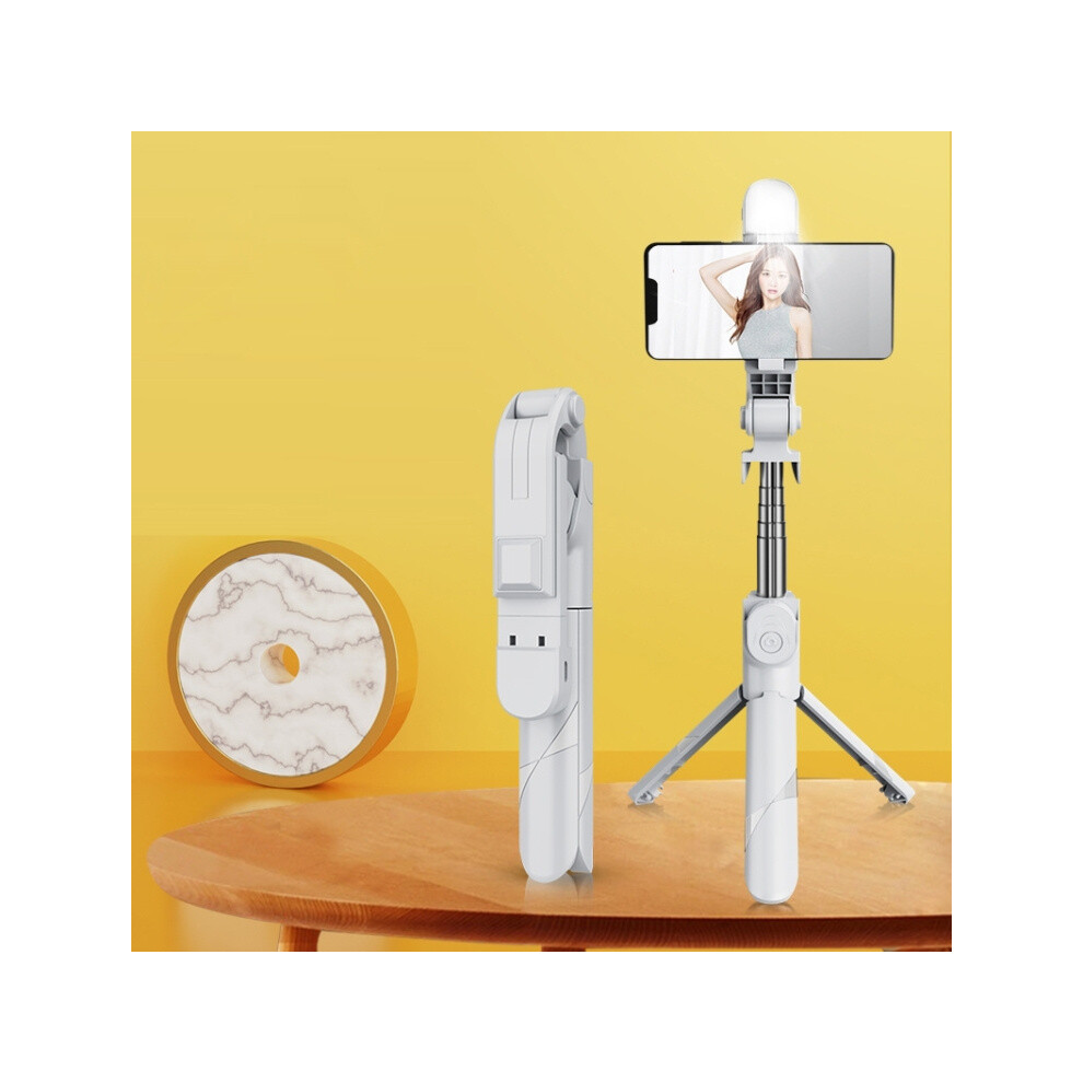 Xt02s Mini Bluetooth Live Streaming Tripod Selfie Stick (White) :Xt02s Surprise Gift White 9072918021591