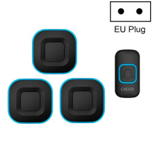 Timbre inalámbrico musical Kajas V028F (3 en 1) sin pilas; Enchufe: estándar europeo (negro). : Regalo sorpresa con enchufe europeo