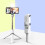 L03S Bluetooth Fill Light Tripod Integrated Selfie Stick (White) :white Surprise Gift 1