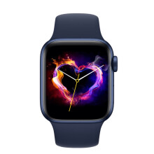Watch 8 Max 1.85-inch smartwatch met draadloos opladen, Bluetooth, bellen en NFC (blauw): blauw verrassingscadeau