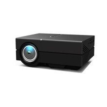 Proyector LED HD Yg450 1280x720 1500 lúmenes, tipo de enchufe: estándar australiano (negro). : Regalo sorpresa con enchufe australiano