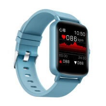 Ptone 1.44-Inch Hd Touchscreen Ip67 Waterproof Smartwatch, Supports Sleep Monitoring/Heart Rate Monitoring/Blood Pressure Monitoring (Blue) :blue Sur