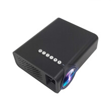 Yg520 800X480 1800-Lumen Mini Led Projector, Supports Hdmi, Av, Sd, Usb, And Vga, Mobile Version (Color: Black). :Mobile Phone Version Surprise Gift